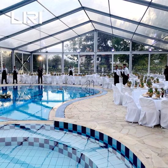 20X30 Aluminum Frame Transparent Marquee Wedding Party Event Tent with Glass Sidewalls